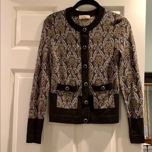COPY - Tory Burch Patch elbow cardigan XS
